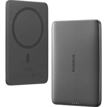 Powerbanka BASEUS 130163 BASEUS PicoGo AM41 Ultratenká powerbanka s MagSafe 5 000 mAh 20W černá