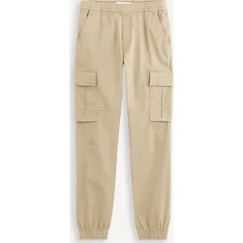 Pánské kalhoty Celio Kalhoty cargo Docar 1127115 Béžová S