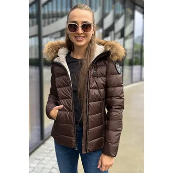 Dámská bunda Dámská bunda BLAUER 25WBLDC03099 hnědá Velikost: L.