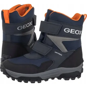 Dívčí obuv Zimní sněhule pro děti Geox Himalaya J46FRE Granátové