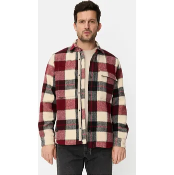 KOŠILE CAMEL ACTIVE OVERSHIRT AMBER RED