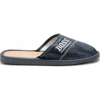 Pánské pantofle Pánské Papuče BOSS Domácí Bamboše Bačkory Pantofle Pohodlné Námořnická Modrá 41