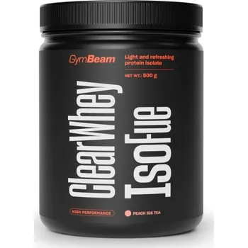 Nápoj pro sportovce Clear Whey IsoFue - GymBeam Příchuť: broskev ledový čaj, Balení (g): 500 g