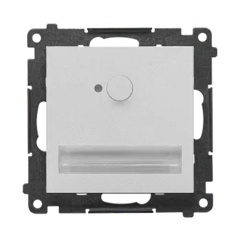 vypínač LED osvětlení s pohybovým sensorem, 230 V / 1,4 W, barva světla studená bílá, Simon 55 TOSC5K.01/143, hliníková