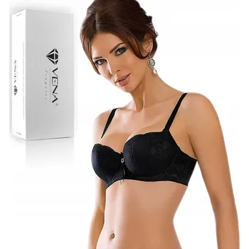 Podprsenka Podprsenka balkonetka VB-118 Vena černá 75F