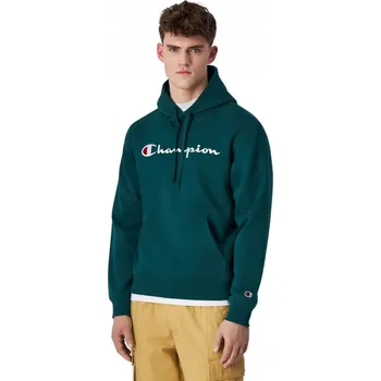 Pánská mikina PÁNSKÁ MIKINA CHAMPION S KAPUCÍ ZELENÁ 220253 GS502 vel. S