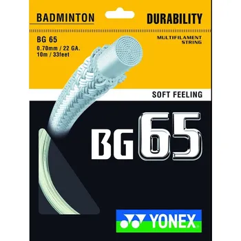 Raketový sport Badmintonový výplet Yonex BG 65 black