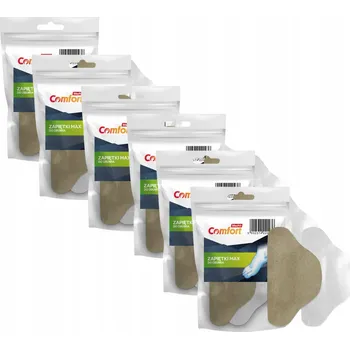 6x Max Mazbit Chrániče pat proti oděrkám a vyklouzávání paty