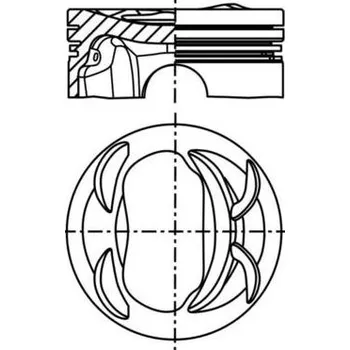 Motor automobilu Píst MAHLE 081 PI 00128 001