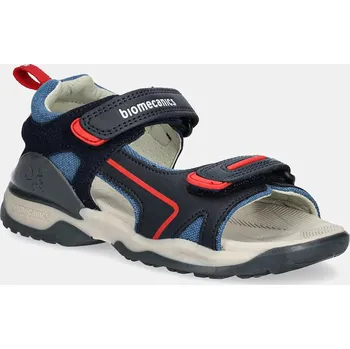 Dívčí sandály Dětské sandály Biomecanics tmavomodrá barva, 252223 252223.28.34 59X, EUR 28