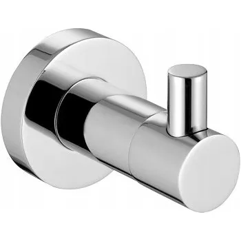 Věšák Háček na hmoždinky Omnires stříbrný