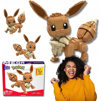 ostatní stavebnice Stavebnice Mega Bloks Pikachu Eevee 824 dílků 10 let +