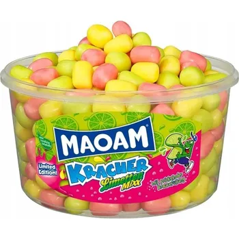 Bonbon Maoam Kracher Limetten Mixx Žvýkací bonbóny s kamínky 1200 g