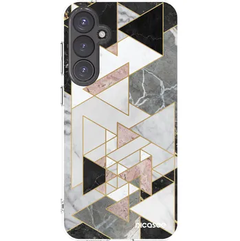 Pouzdro na mobilní telefon Picasee silikonový průhledný obal pro Samsung Galaxy S23 FE S711B - Light geometry