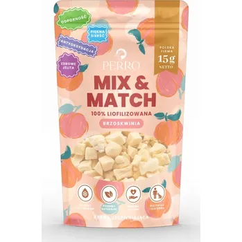 Vrták Lyofilizované pamlsky Broskev 15g Perro MIX & MATCH