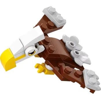 ostatní stavebnice Mini stavebnice orel 7 x 8 x 3,7 cm 26 ks Mikro bloky Malý 3D konstruktor pro děti od 9 let Zvířecí model ke složení Kreativní hračka dárek