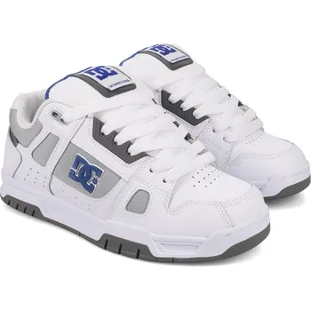 Pánská obuv Pánské skate boty DC Shoes Stag bílé 113 - odolné a pohodlné 43