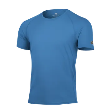 Pánské tričko QUIDO pánské merino triko - Modrá 5454 / L / Modrá