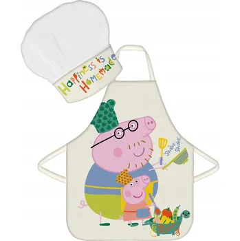 Kuchyňská zástěra Dětská zástěra Aptex prasátko Pepa x 47 cm