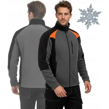 Pánská mikina PRACOVNÍ FLEECOVÁ pánská ZATEPLENÁ MIKINA pohodlná FLEECOVÁ NA PODZIM ZIMU