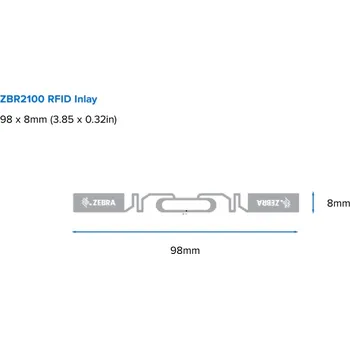 Papír pro tiskárny Zebra Label, Paper, 102x152mm; Direct Thermal, Z-SELECT 2000D, Coated, Permanent Adhesive, 19mm Core, Black Sensing Mark, RFID, 77 ZIPRM3017414