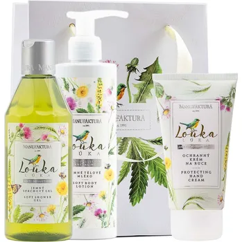 Kosmetická sada Manufaktura Dárkový balíček Ochranná péče o tělo & ruce LOUKA