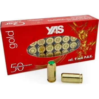 Příslušenství pro sportovní střelbu Startovací akustické náboje P.A. knall 9mm P.A.K. BRASS