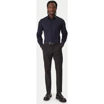 Pánská móda Calvin Klein Košile Essential LV019EU001 Tmavomodrá Regular Fit 42