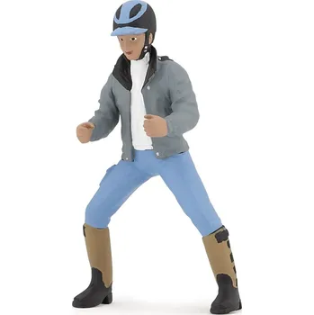 Figurka Figurka PAPO Mladý jezdec modrý