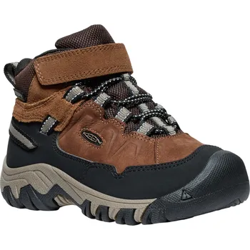 Dětská sportovní obuv Keen TARGHEE IV MID WP CHILDREN bison/brindle /28 dětské boty