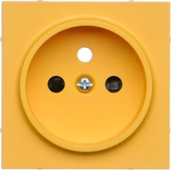 Elektrická zásuvka Kryt zásuvky silové 1 násobné, s uzemněním, se clonkami, Simon 55 TGZ1ZP/134