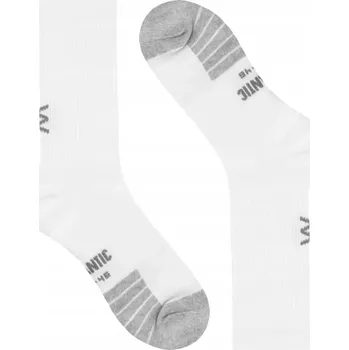 Sportovní Ponožky DLOUHÉ bavlna ponožky ATLANTIC MC-003 bílé - 39-42