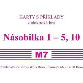 Matematika Sada kartiček M7 - násobilka 1-5,10