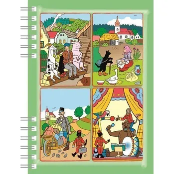 Mikeš - zápisník A6 s kroužkovou vazbou