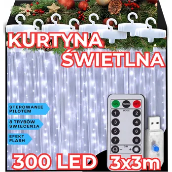 Vánoce Vánoční osvětlení na stromeček Eddcom pro vnitřní i venkovní použití, 6 m, 201 - 300 světýlek