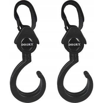 Otočné háčky o 360° na kočárek Dooky Buggy 2 kusy