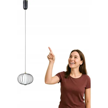 LED závěsné svítidlo 5W RABEL PND-344221-1-BK Italux