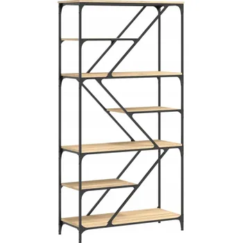 Knihovna Regál na knihy, dub sonoma, 91x36x176 cm