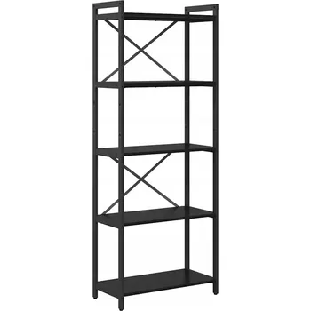 Knihovna Police dřevěná VidaXL 60 x 30 cm dub černý