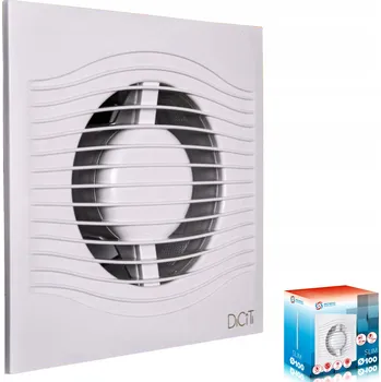 Domácí ventilátor Koupelnový ventilátor Przybysz SLIM 5 Časovač, hygrostat, zpětná klapka Ø125 mm