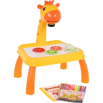 Hračka pro nejmenší Vzdělávací PROJEKTOR NA KRESLENÍ - žirafa