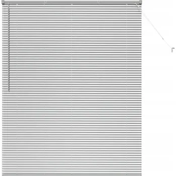 Žaluzie Okenní žaluzie s roletou, manuální, stříbrná, hliníková