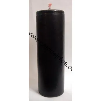 Svíčka Svíčka úzká malá černá reverzní