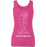 Tričko s potiskem Bachata Close Position dámské tílko růžové dámské