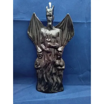 Svíčka Svíčka figurální - Ďábel s křídly velký černý