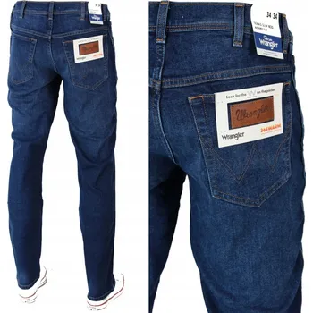 Pánské džíny Wrangler TEXAS SLIM Star Man 365WARM PŘILÉHAVÉ DŽÍNY W38 L32