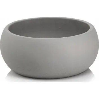 Květináč Květináč 23 cm keramický šedý