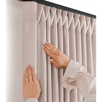 Obraz FILUMI Závěs samet VELUR Řasící páska KRÉMOVÁ 265x175