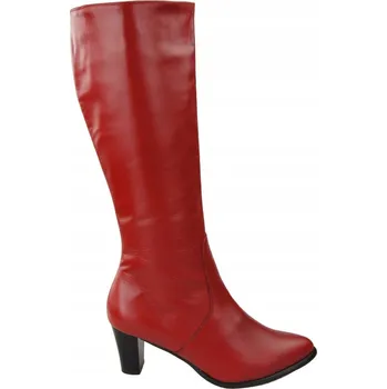 Dámské kozačky Elitabut dámské kozačky nad koleno na sloupkovém podpatku, velikost 43