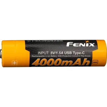 Baterie Fenix 18650 4000mAh, USB nabíjení, pro PARD008